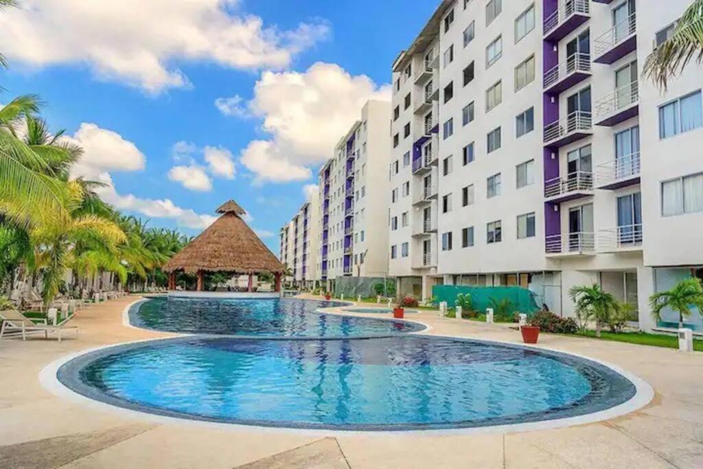 Home & Office Cancun Pool Ngoại thất bức ảnh